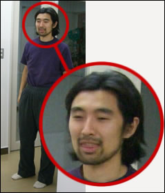 久場智喜君の口から内臓が出ている画像